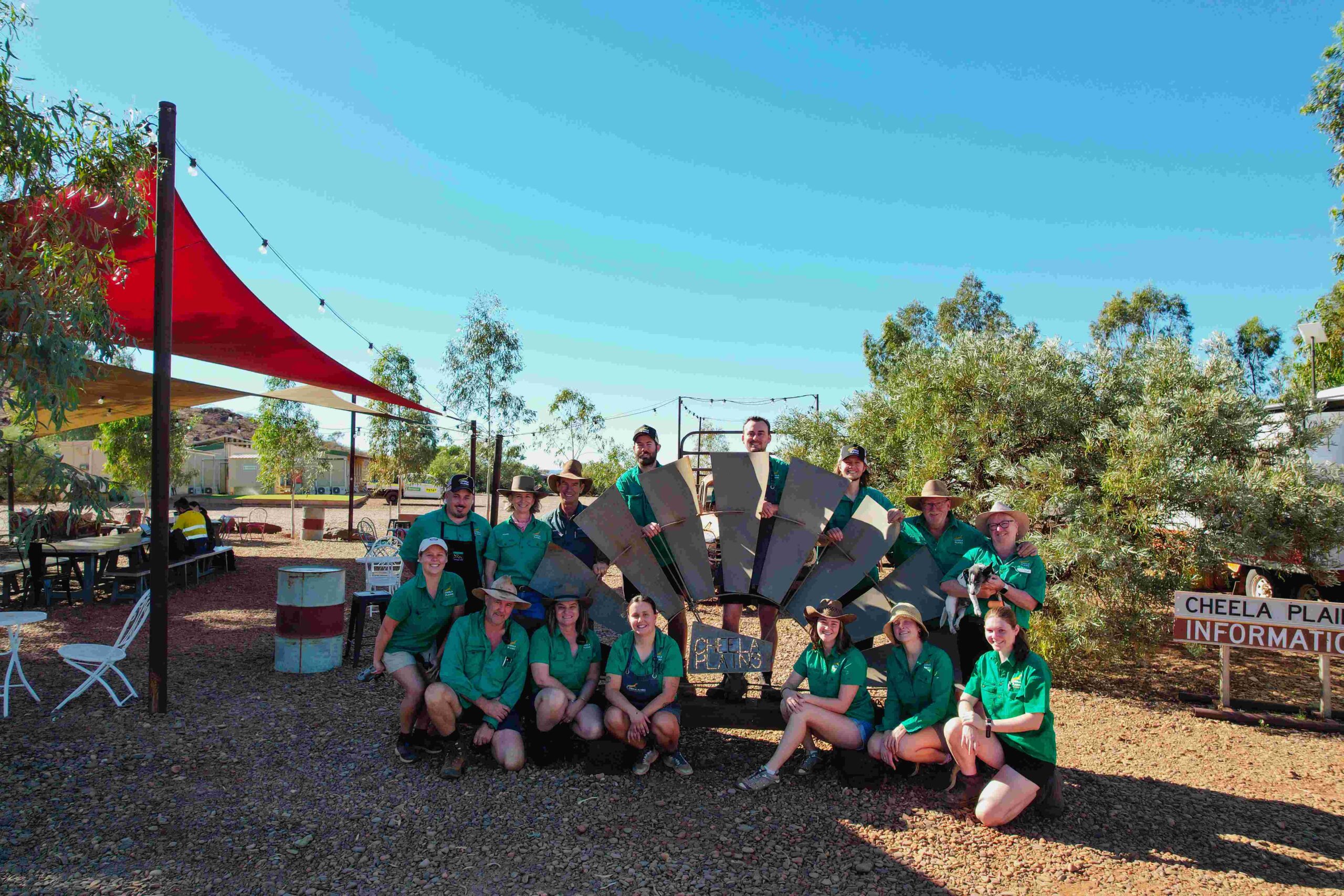Staff at Cheela Plains, Team 202